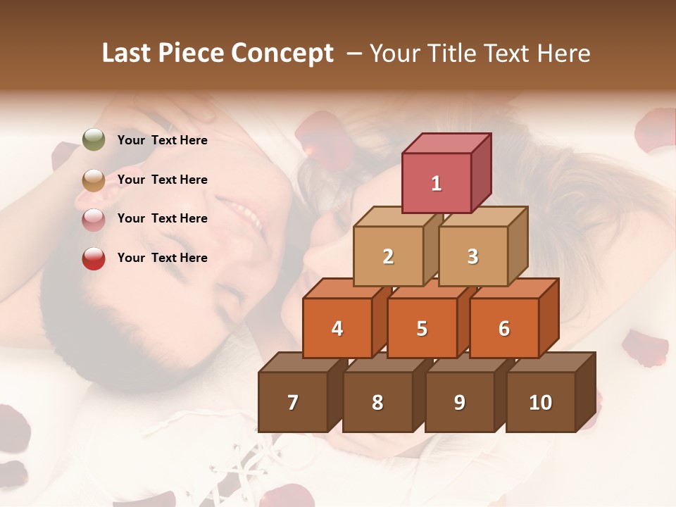 Young Bed Body PowerPoint Template