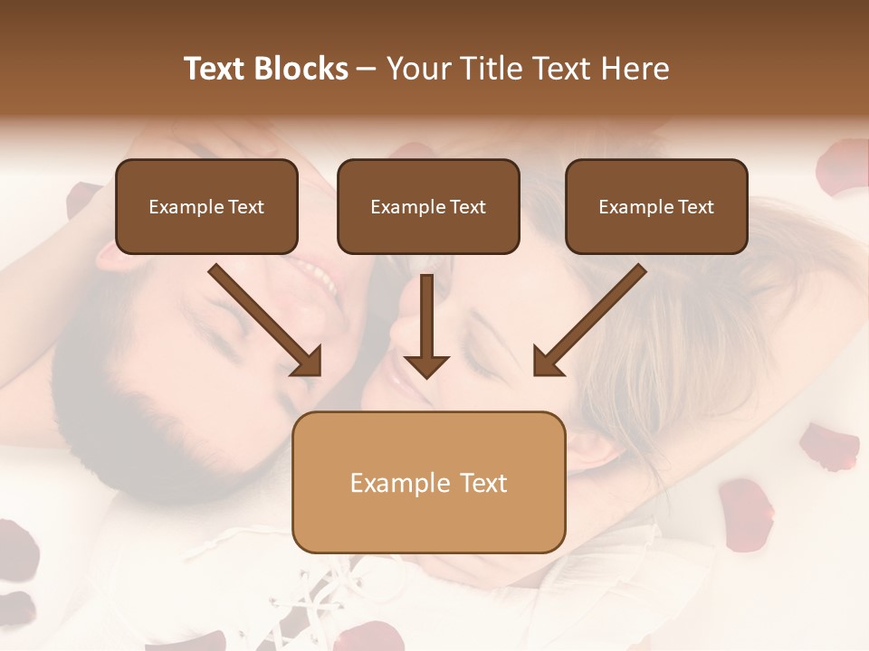 Young Bed Body PowerPoint Template