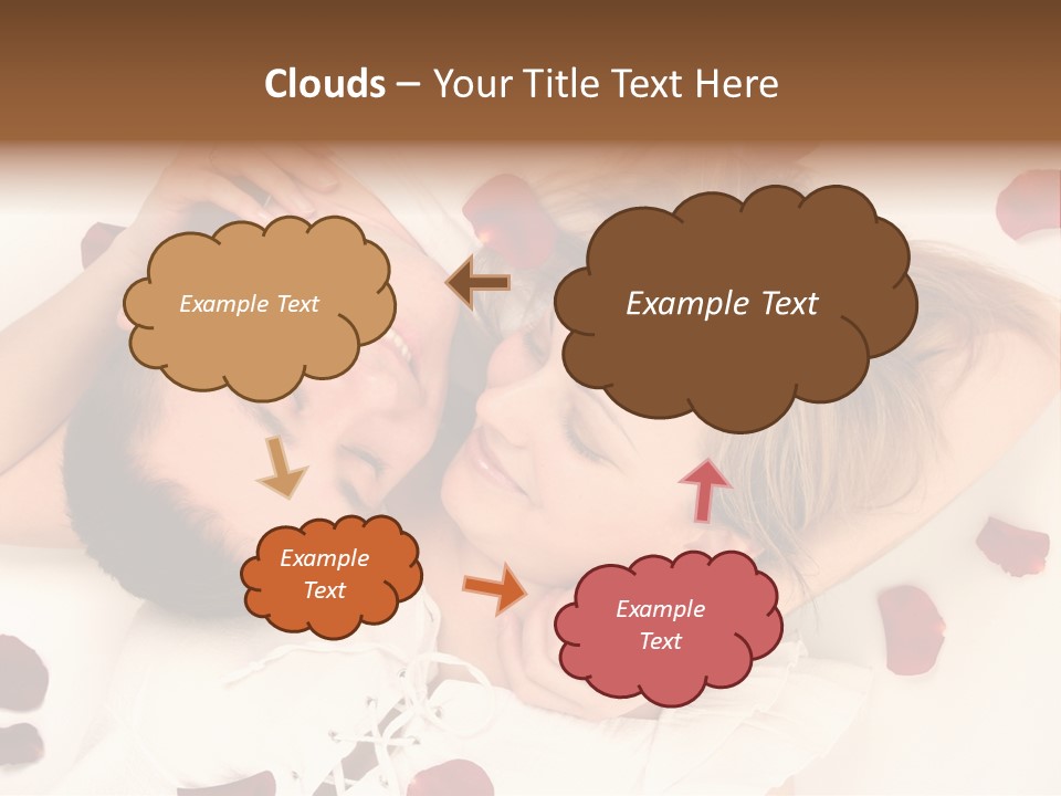 Young Bed Body PowerPoint Template