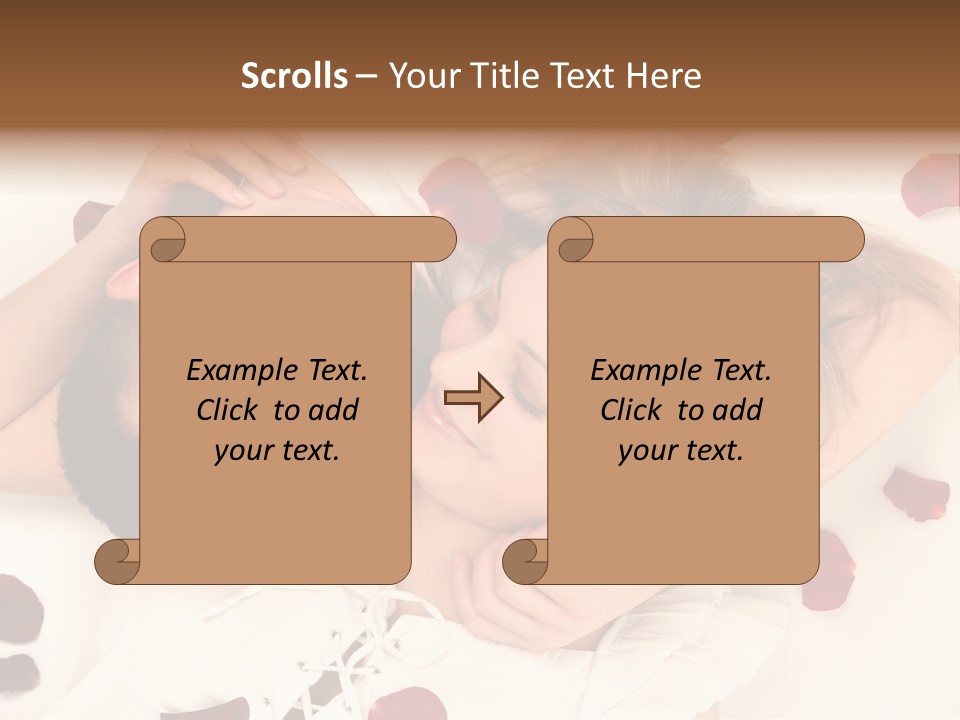 Young Bed Body PowerPoint Template