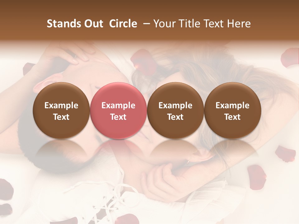 Young Bed Body PowerPoint Template