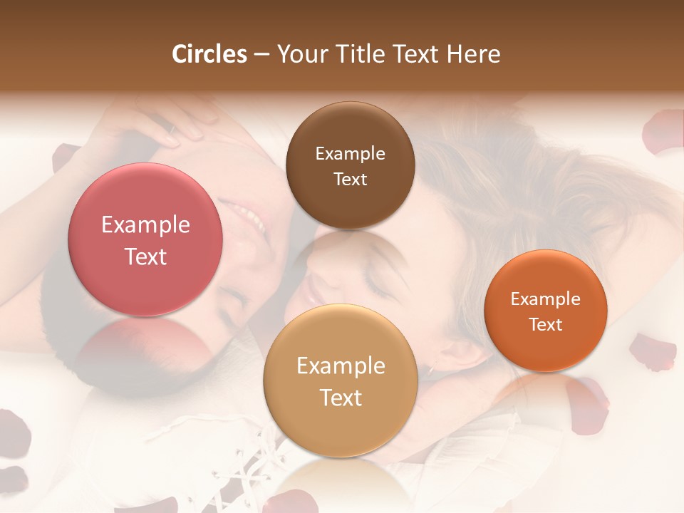 Young Bed Body PowerPoint Template