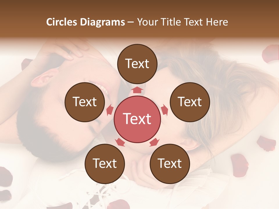 Young Bed Body PowerPoint Template