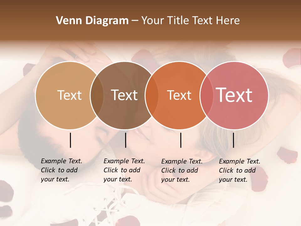 Young Bed Body PowerPoint Template