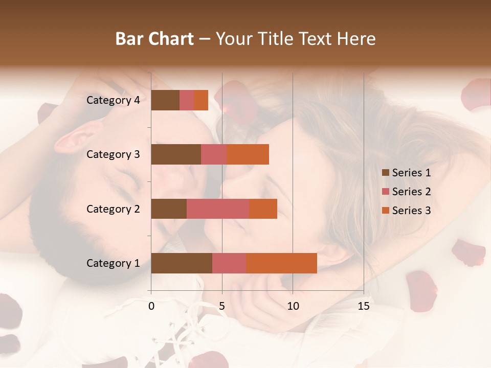 Young Bed Body PowerPoint Template