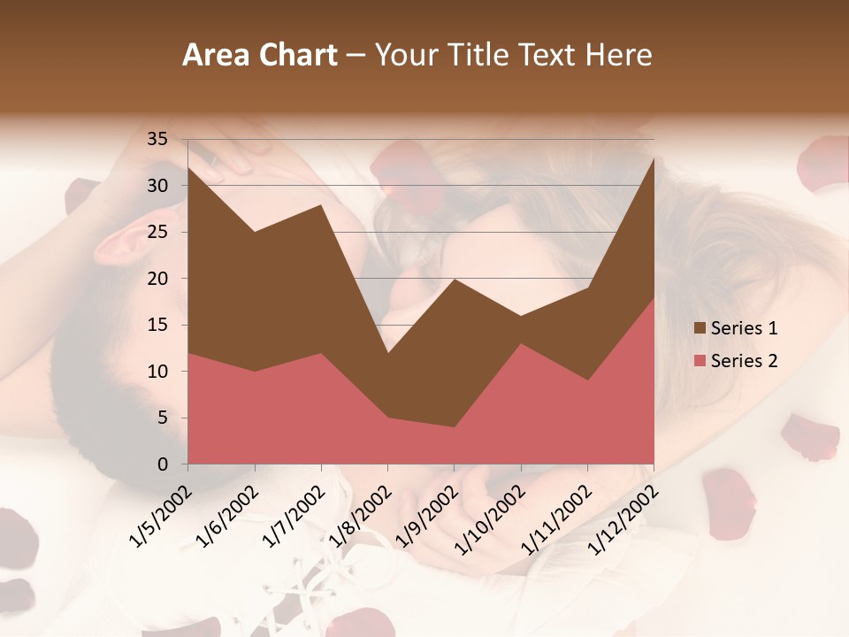 Young Bed Body PowerPoint Template