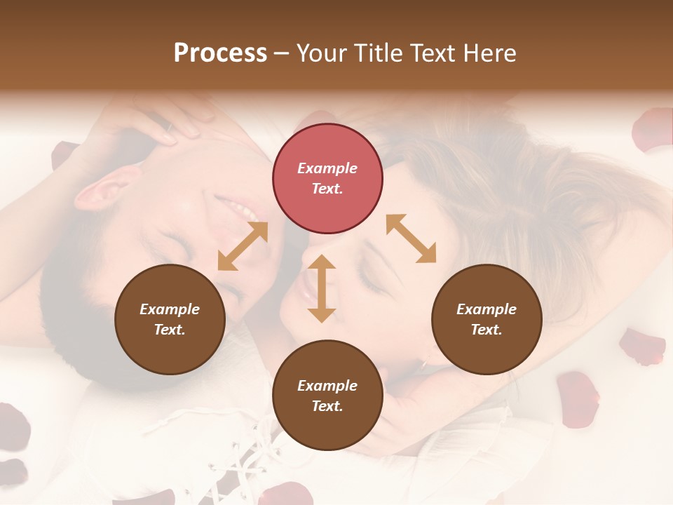 Young Bed Body PowerPoint Template