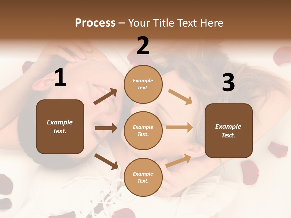 Young Bed Body PowerPoint Template