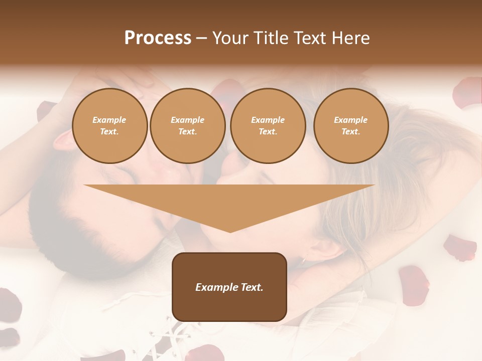 Young Bed Body PowerPoint Template