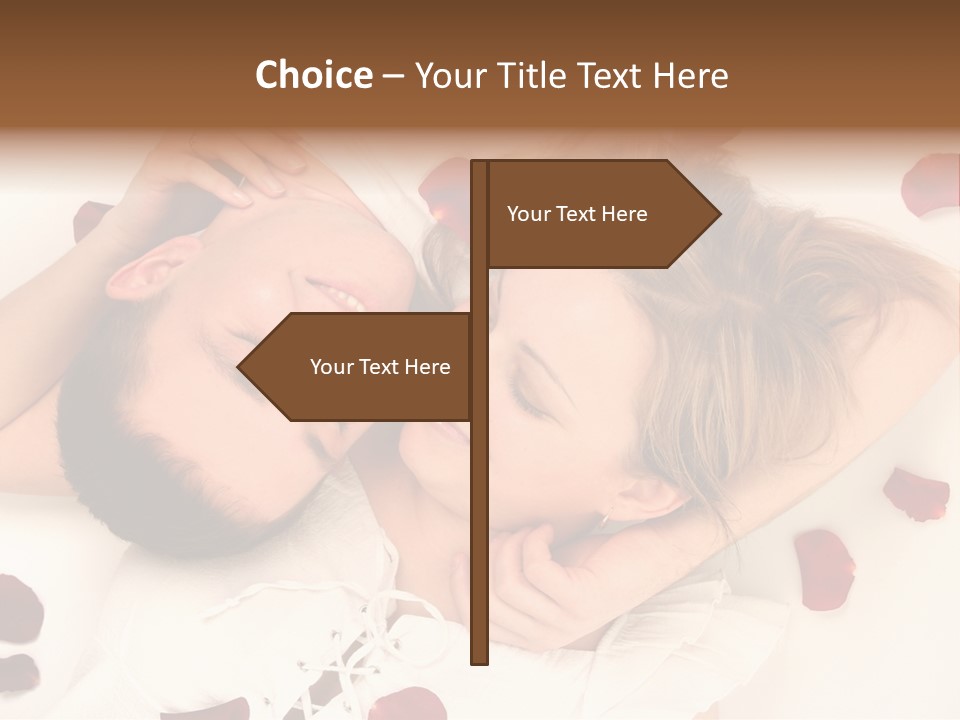 Young Bed Body PowerPoint Template