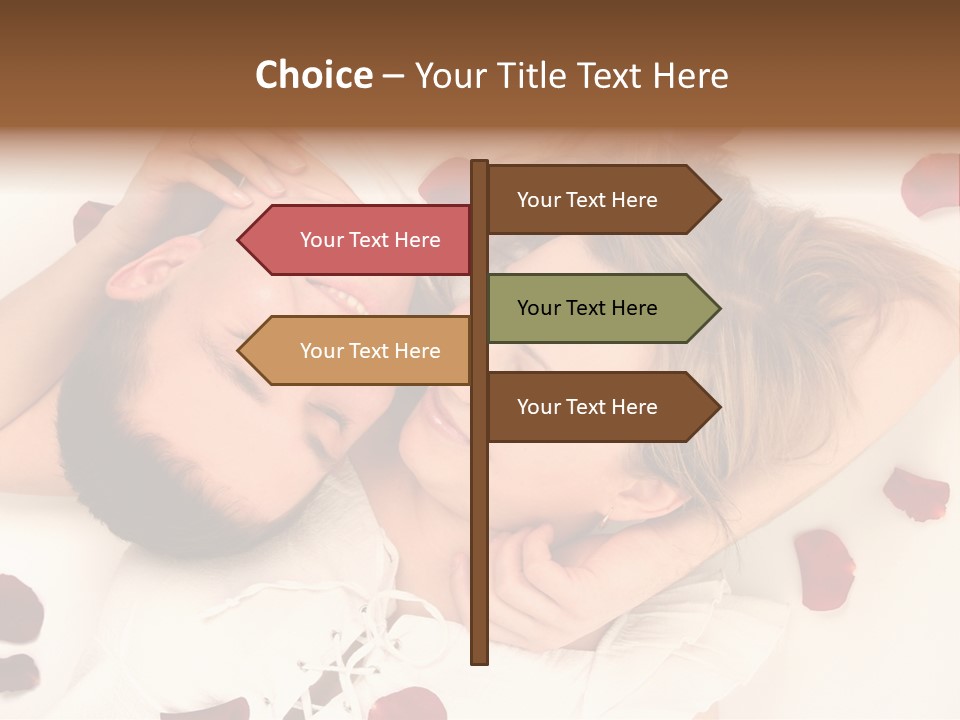 Young Bed Body PowerPoint Template