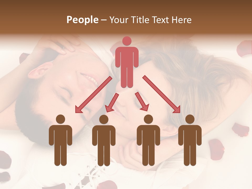 Young Bed Body PowerPoint Template