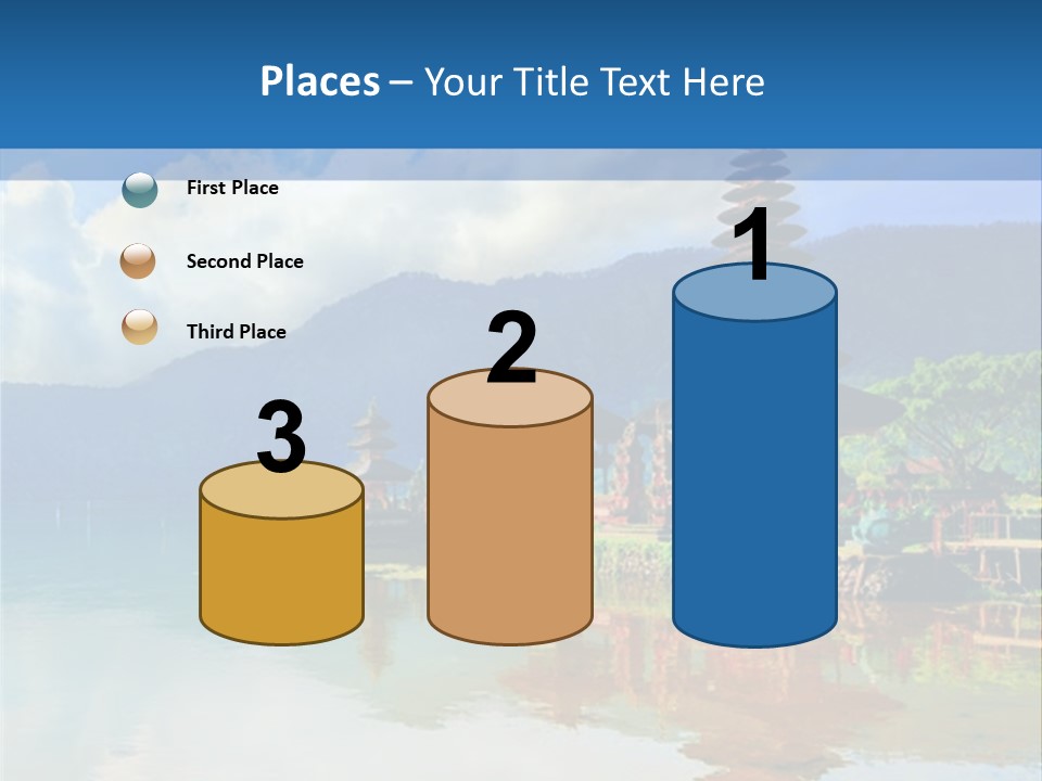 Hindu Ulun Pura PowerPoint Template