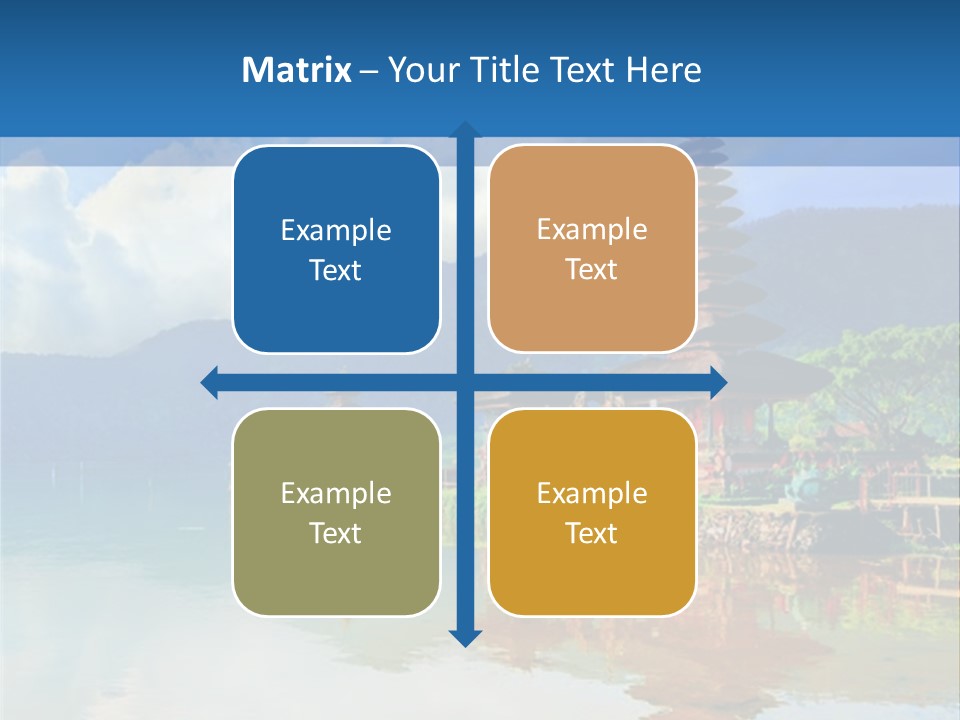 Hindu Ulun Pura PowerPoint Template