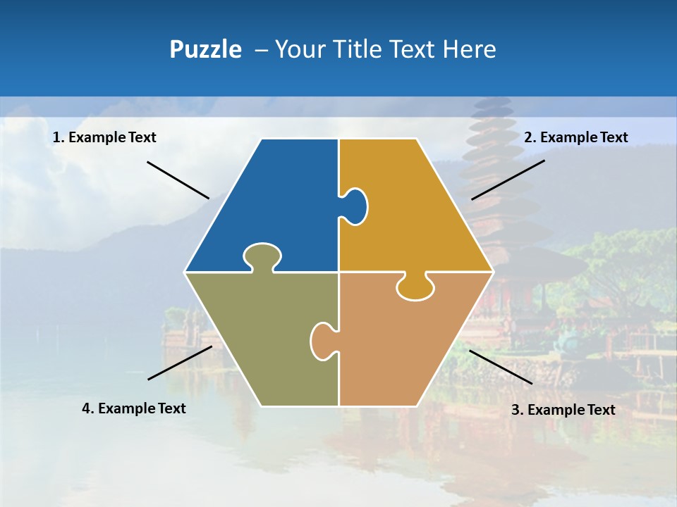 Hindu Ulun Pura PowerPoint Template