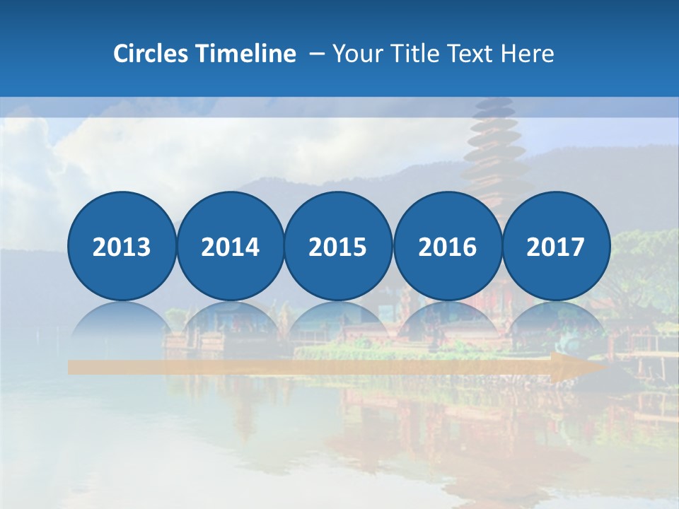 Hindu Ulun Pura PowerPoint Template