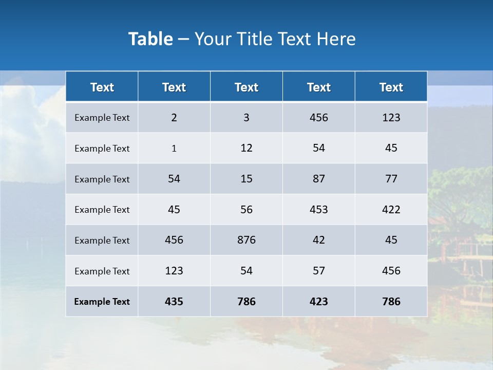 Hindu Ulun Pura PowerPoint Template