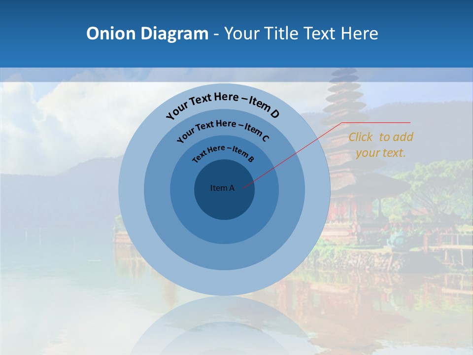 Hindu Ulun Pura PowerPoint Template