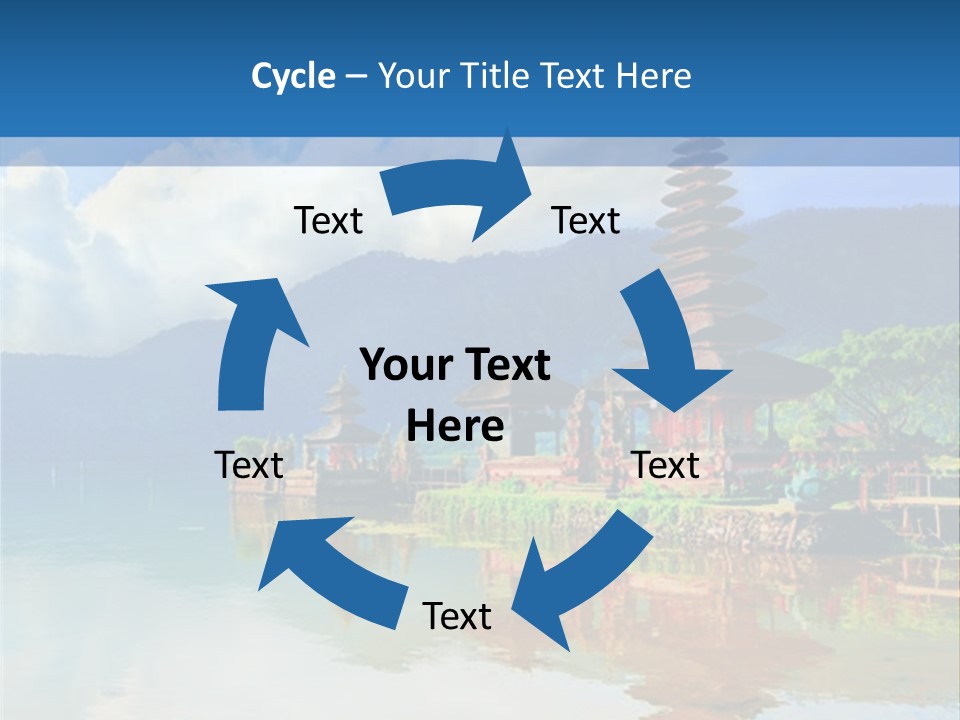Hindu Ulun Pura PowerPoint Template