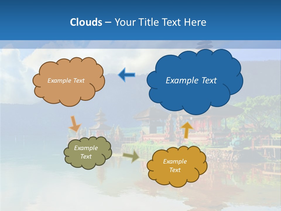 Hindu Ulun Pura PowerPoint Template