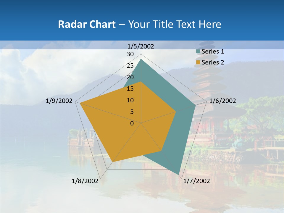 Hindu Ulun Pura PowerPoint Template