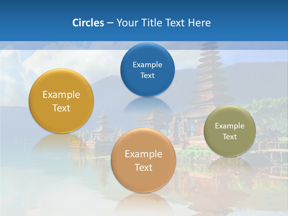 Hindu Ulun Pura PowerPoint Template
