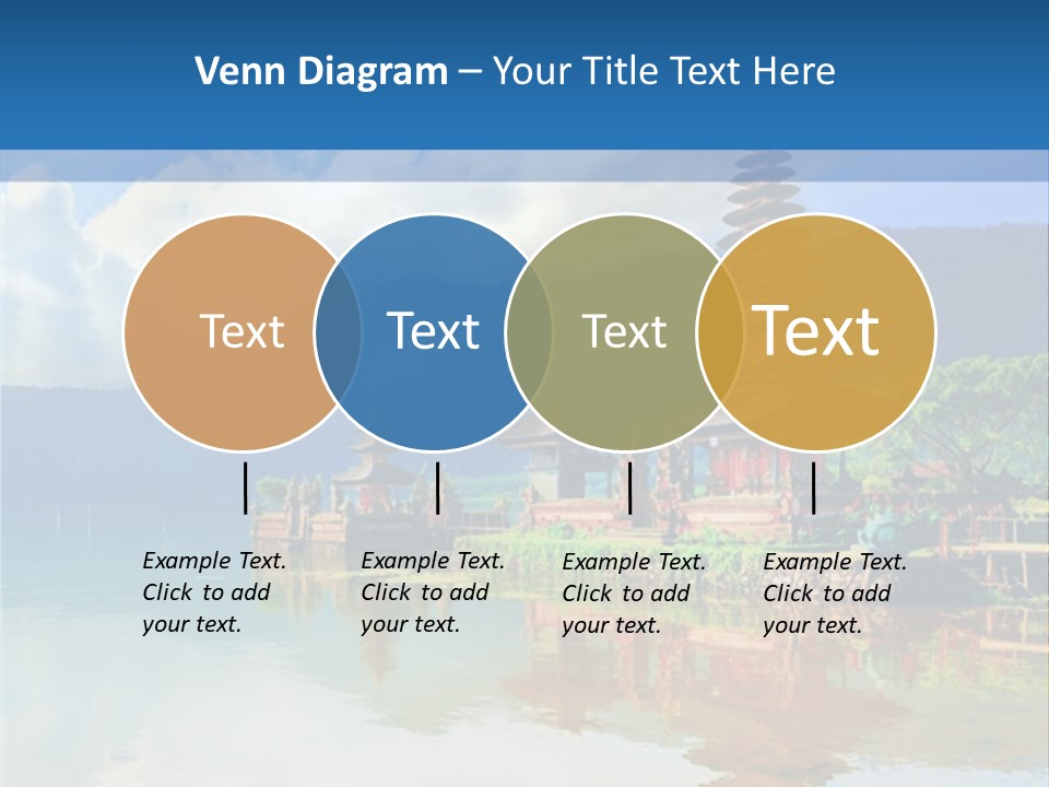 Hindu Ulun Pura PowerPoint Template