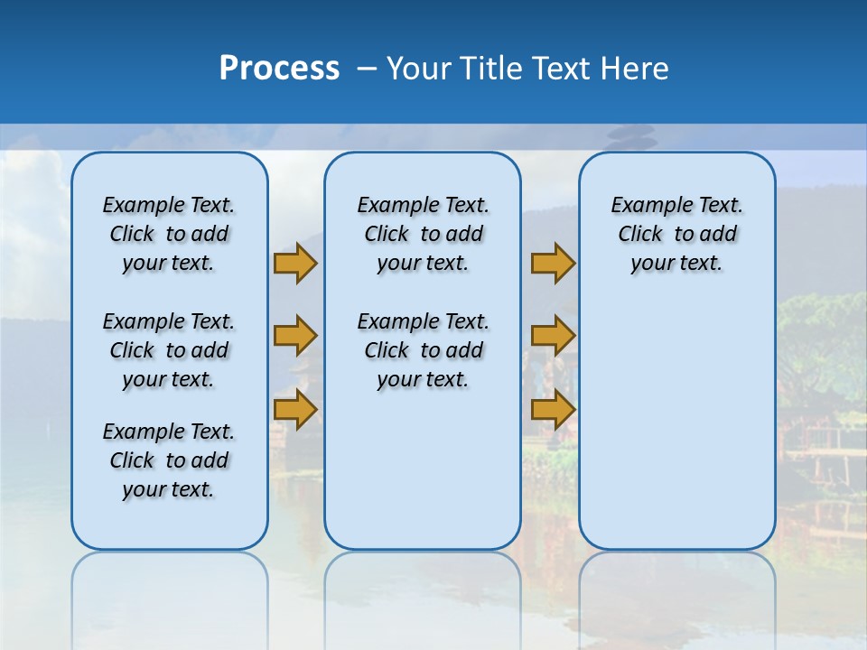 Hindu Ulun Pura PowerPoint Template