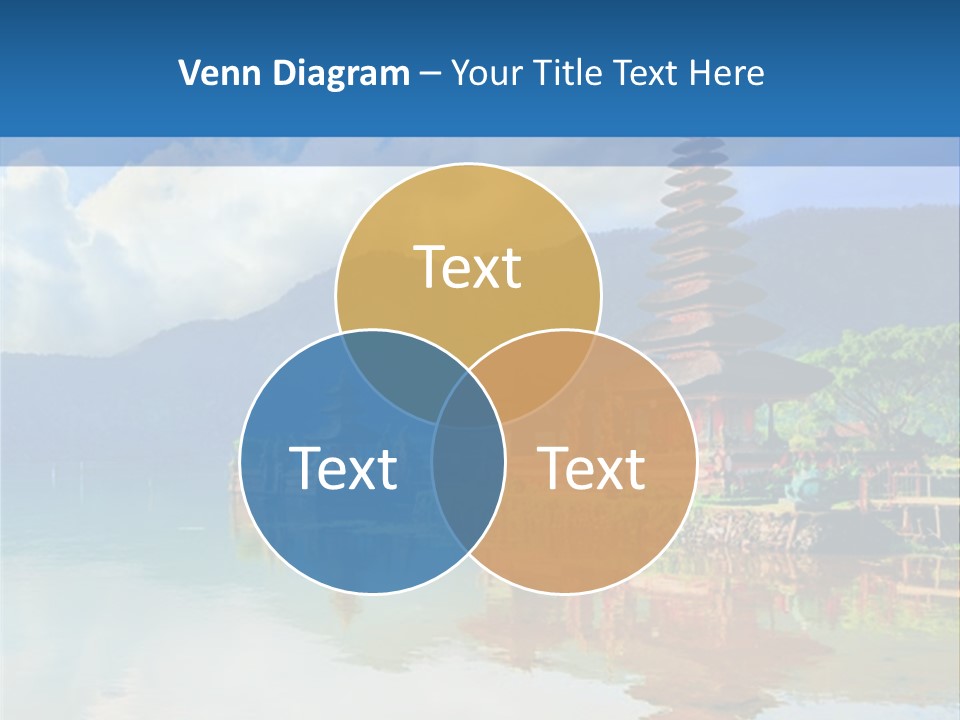 Hindu Ulun Pura PowerPoint Template