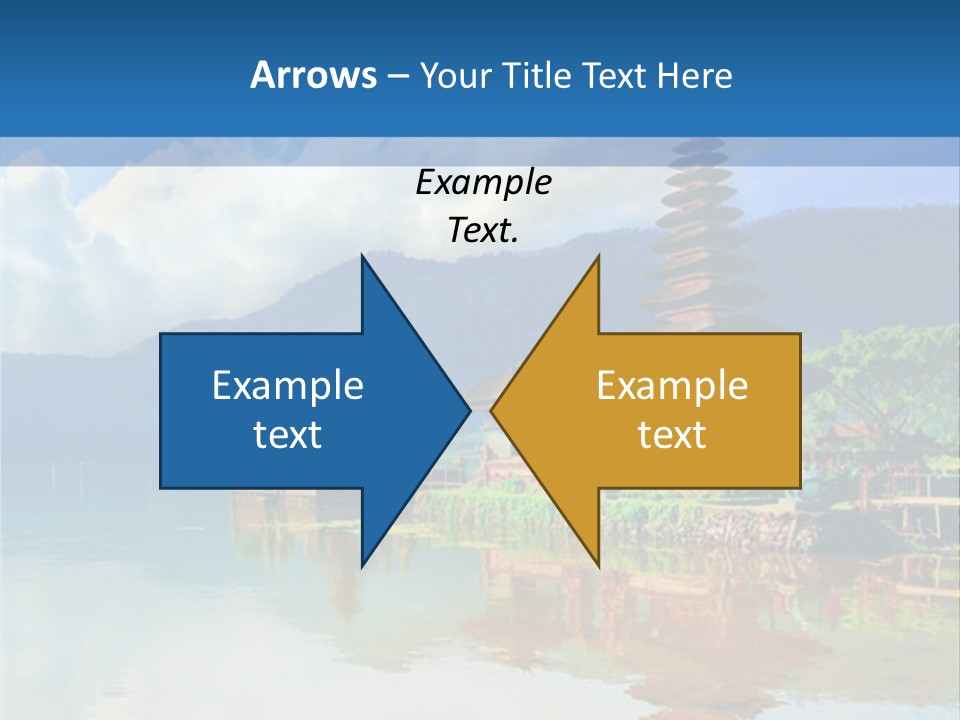 Hindu Ulun Pura PowerPoint Template