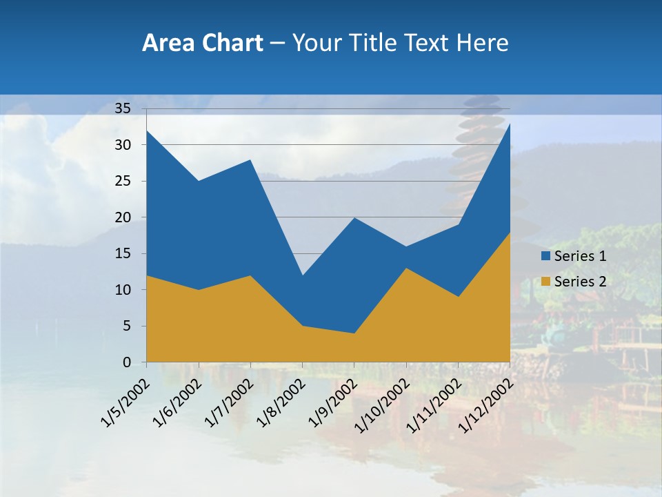 Hindu Ulun Pura PowerPoint Template