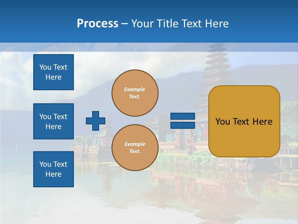 Hindu Ulun Pura PowerPoint Template