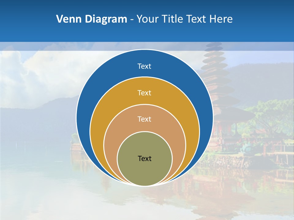 Hindu Ulun Pura PowerPoint Template
