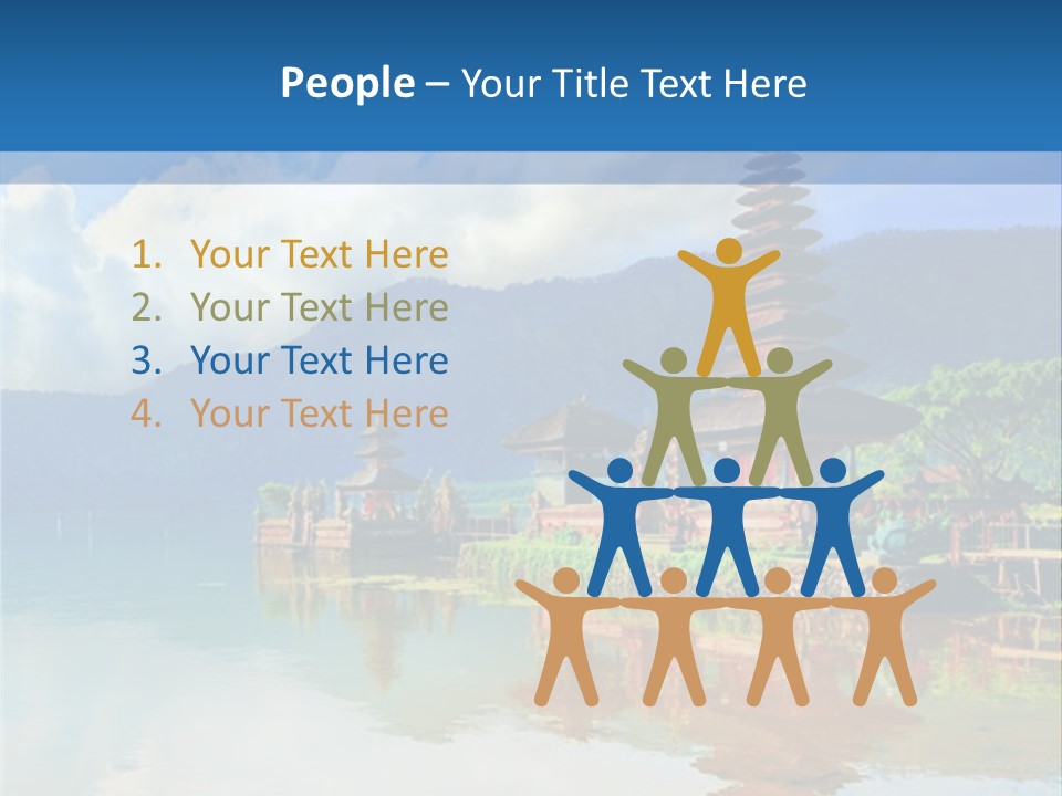 Hindu Ulun Pura PowerPoint Template