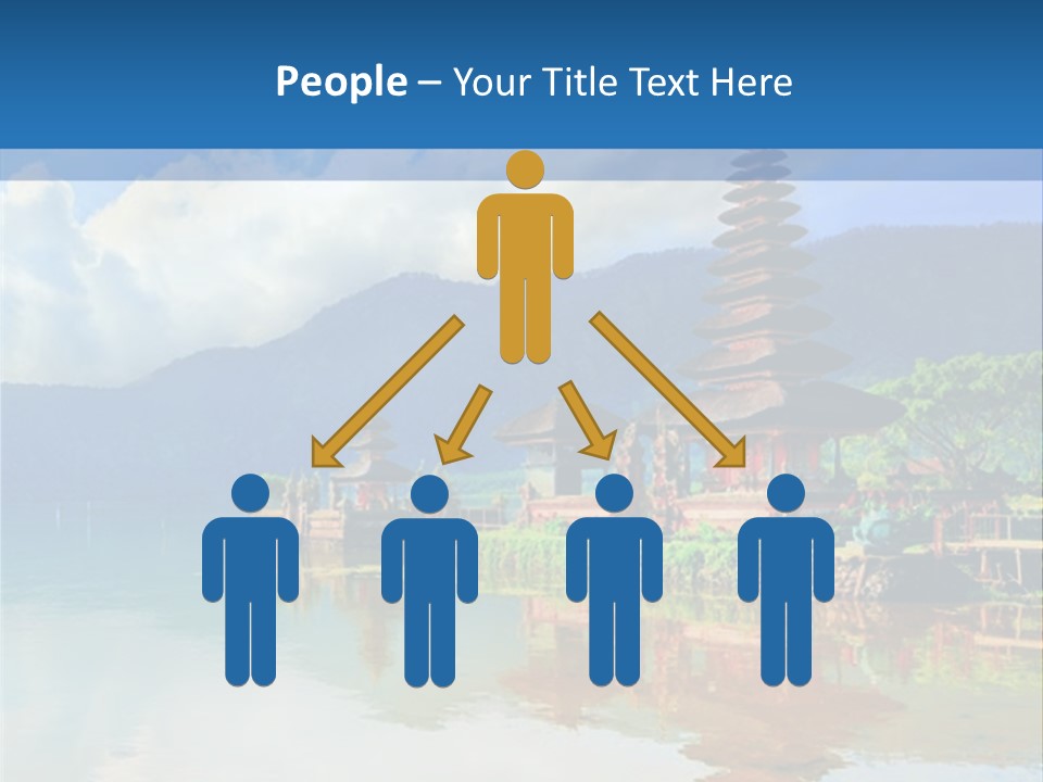 Hindu Ulun Pura PowerPoint Template