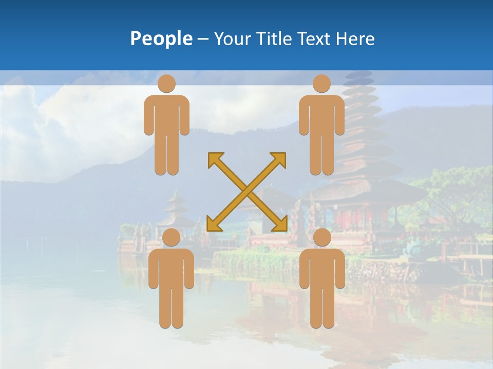 Hindu Ulun Pura PowerPoint Template