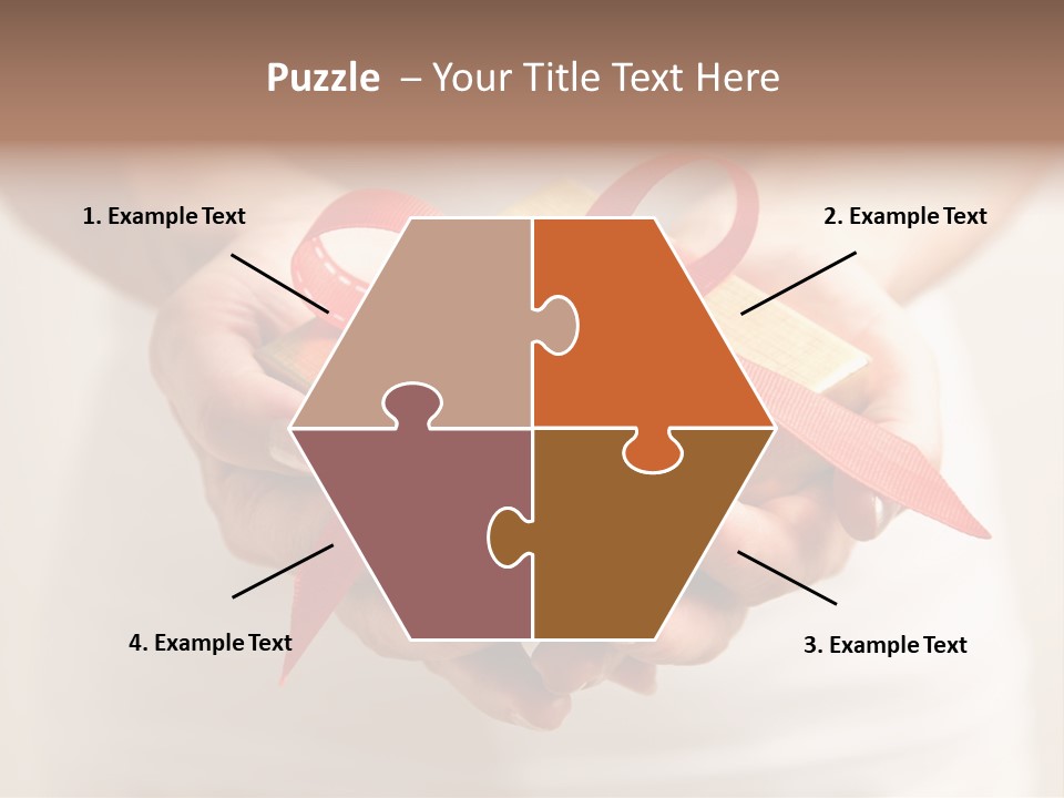 White Background Single Object Human Arm PowerPoint Template