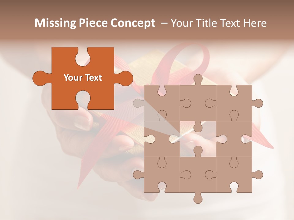 White Background Single Object Human Arm PowerPoint Template