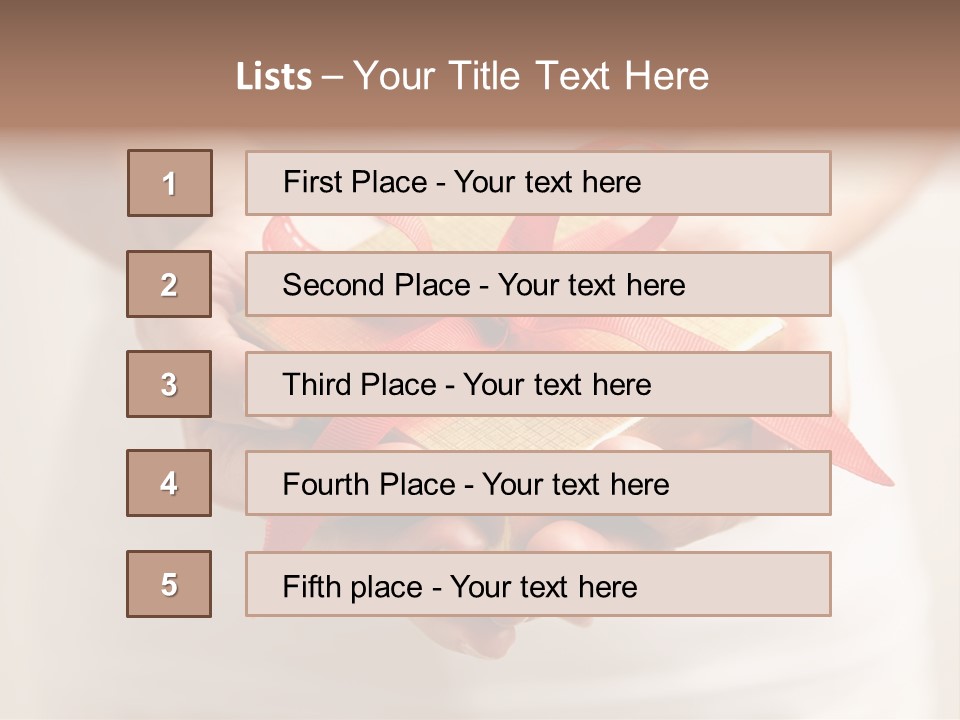 White Background Single Object Human Arm PowerPoint Template