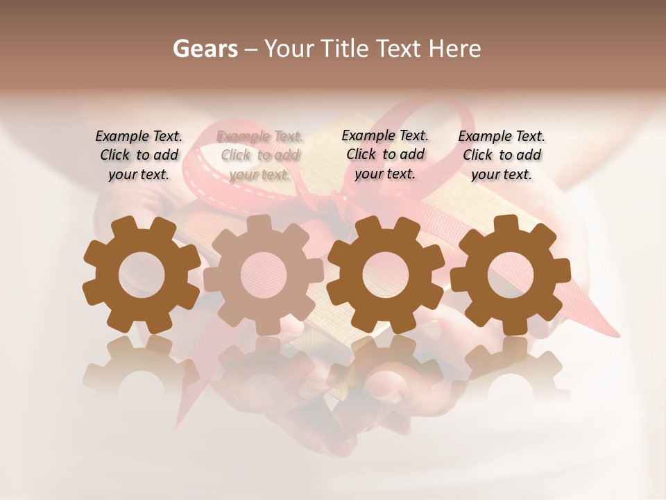 White Background Single Object Human Arm PowerPoint Template