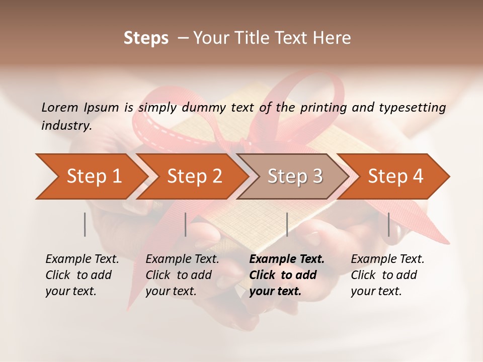 White Background Single Object Human Arm PowerPoint Template