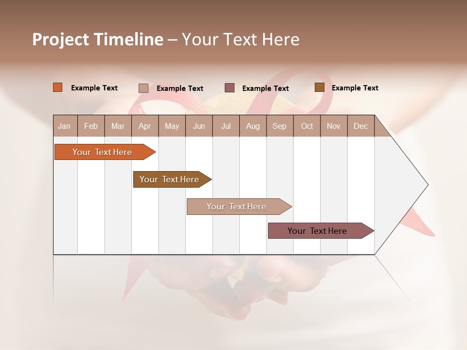 White Background Single Object Human Arm PowerPoint Template