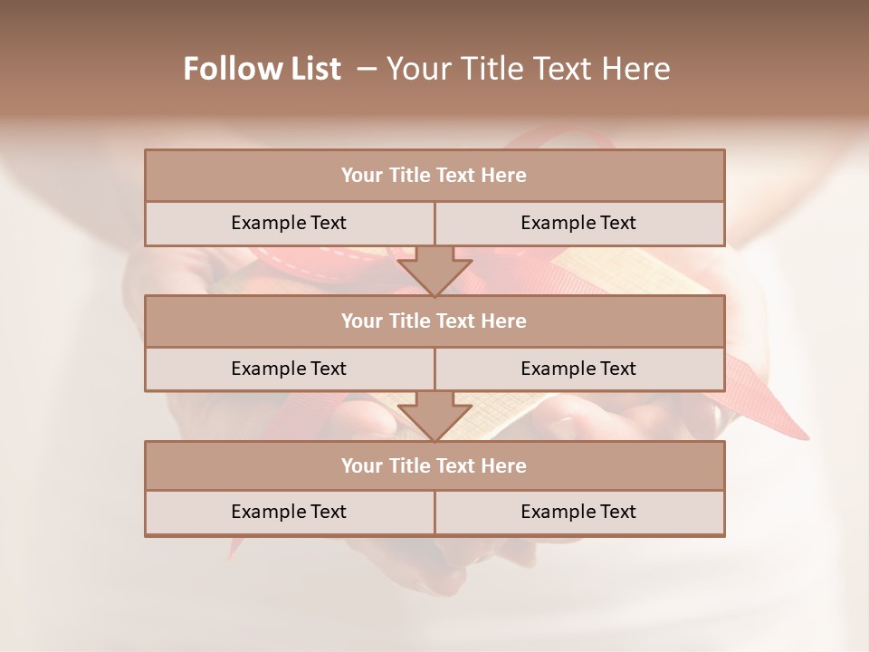 White Background Single Object Human Arm PowerPoint Template