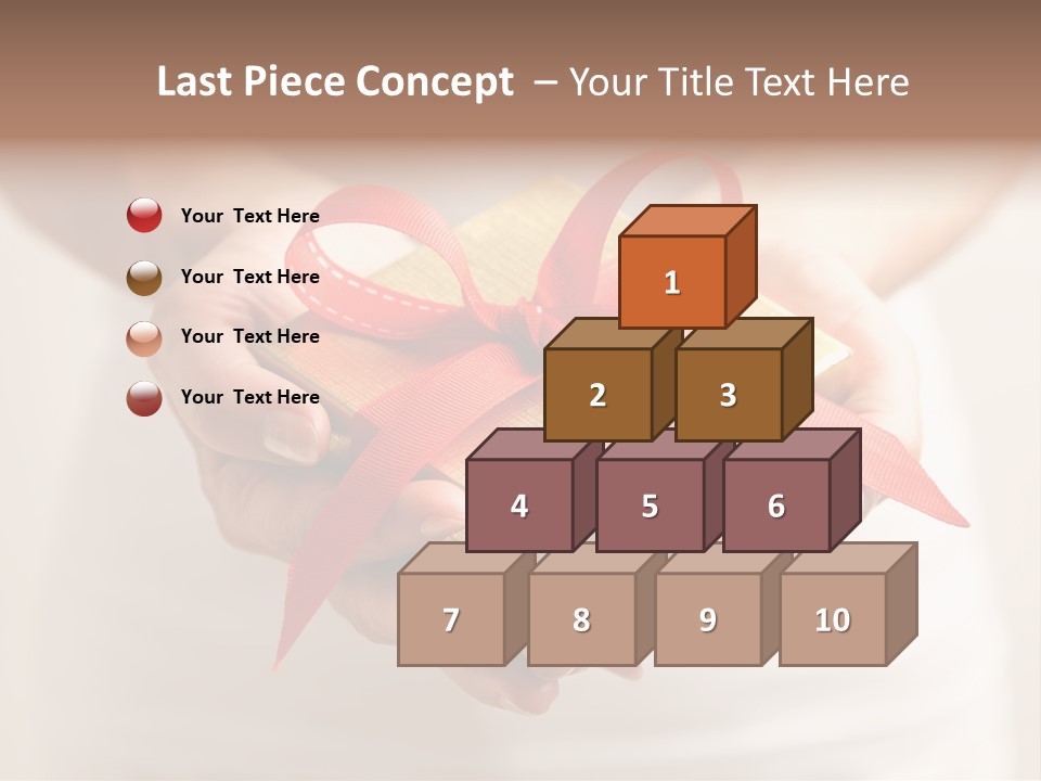 White Background Single Object Human Arm PowerPoint Template