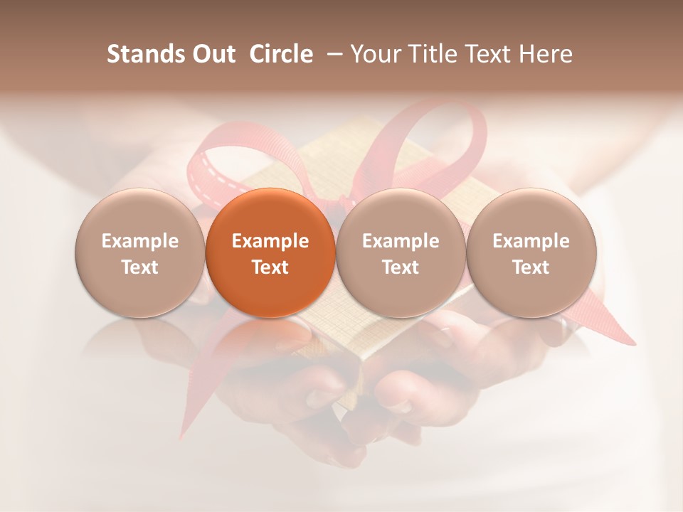 White Background Single Object Human Arm PowerPoint Template