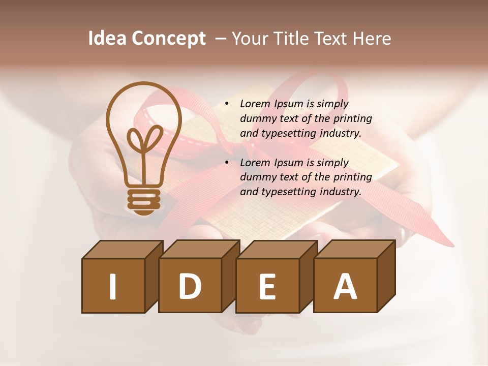 White Background Single Object Human Arm PowerPoint Template