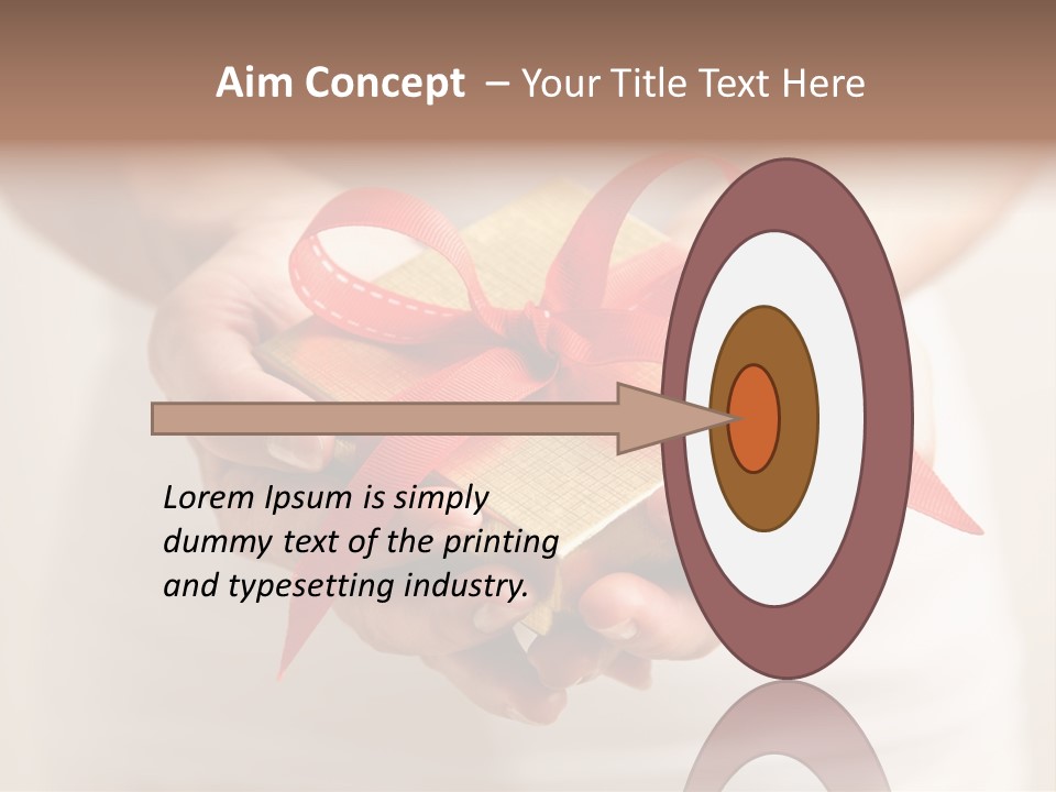 White Background Single Object Human Arm PowerPoint Template