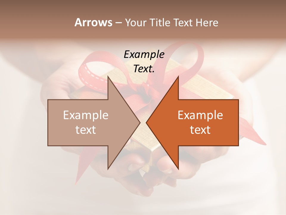 White Background Single Object Human Arm PowerPoint Template