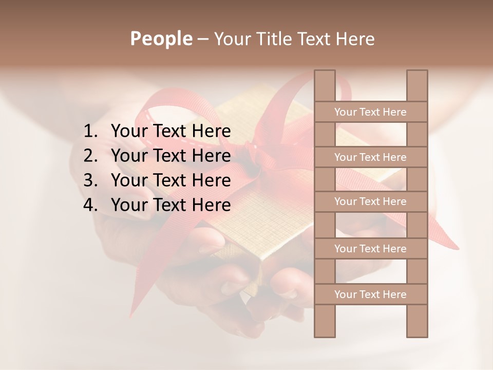 White Background Single Object Human Arm PowerPoint Template