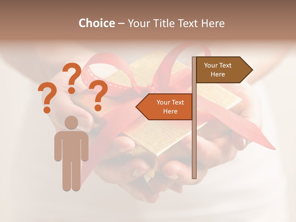 White Background Single Object Human Arm PowerPoint Template